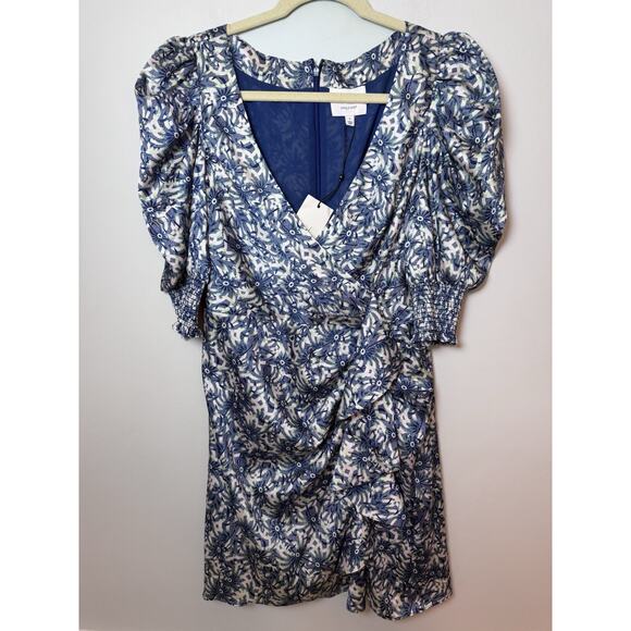 Cinq a Sept Lucinda Floral Print Ruffled Dress Size 4 NWT $395 - Picture 5 of 16